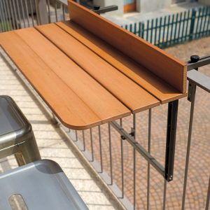 Tavolo Look Out Per Balconi Regolabile 80X37 1 Pz