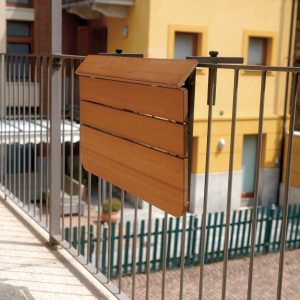 Tavolo Look Out Per Balconi Regolabile 80X37 1 Pz