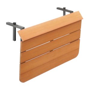 Tavolo Look Out Per Balconi Regolabile 80X37 1 Pz