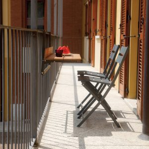 Tavolo Look Out Per Balconi Regolabile 120X37 1 Pz