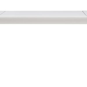 Tavolo Anzio - Allungabile  165/250 X 90 Cm - Piano A Doghe In Alluminio - Allungo Con Gambe Scorrevoli