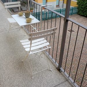 Tavolo Ringhiera Antracite 60 X 52 Cm  1 Pz