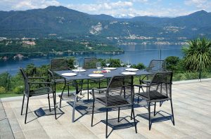 Tavolo Ameno 160X100 - Ferro Antracite - Rete 2 Pz