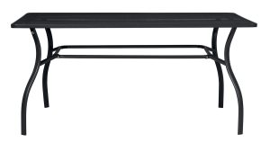Tavolo Ameno 160X100 - Ferro Antracite - Rete 2 Pz
