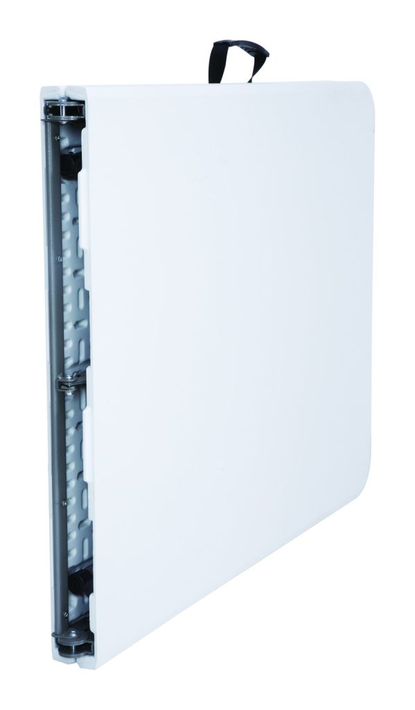 Tavolo Pieghevole Catering - Piano In Polietilene Alta Densità - 244 X 76 X H. 74 Cm - Tubo Ø 28 X 1 Mm