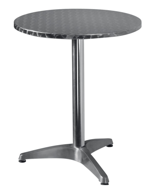Tavolo  Ø60 Alu/Acciaio 1 Pz