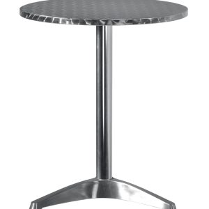 Tavolo  Ø60 Alu/Acciaio 1 Pz