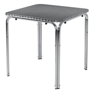 Tavolo 70X70 Alu/Acciaio Impilabile 1 Pz