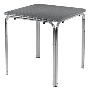 Tavolo 70X70 Alu/Acciaio Impilabile 1 Pz