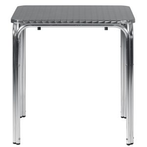 Tavolo 70X70 Alu/Acciaio Impilabile 1 Pz