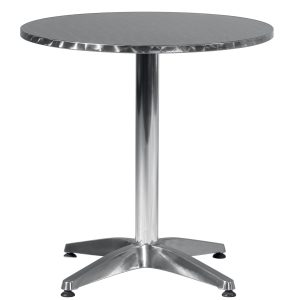 Tavolo  Ø70 Alu/Acciaio 1 Pz