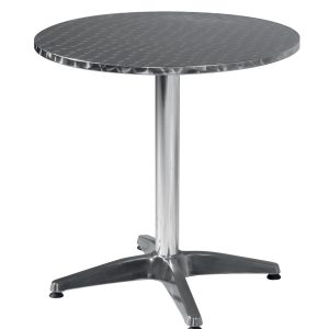 Tavolo  Ø70 Alu/Acciaio 1 Pz