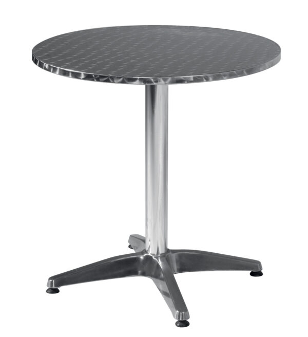 Tavolo  Ø70 Alu/Acciaio 1 Pz
