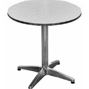 Tavolo  Ø70 Alu/Acciaio 1 Pz