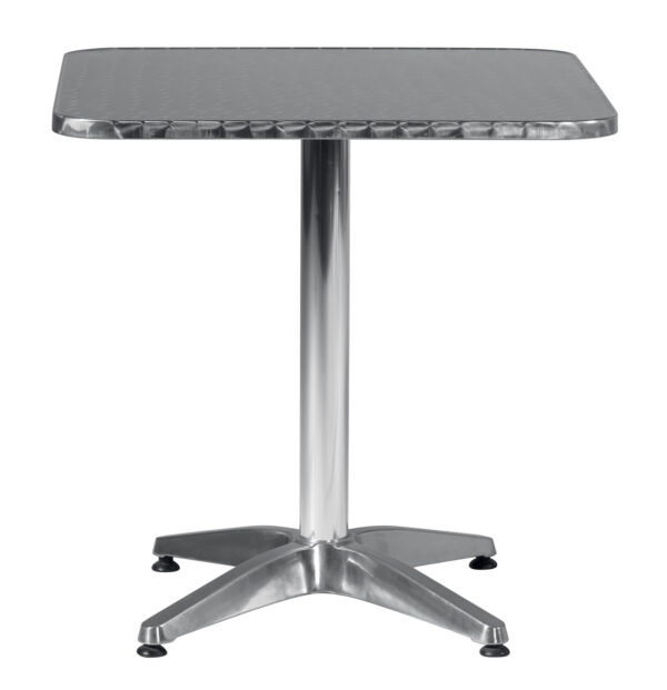 Tavolo 70X70 Alu/Acciaio 1 Pz