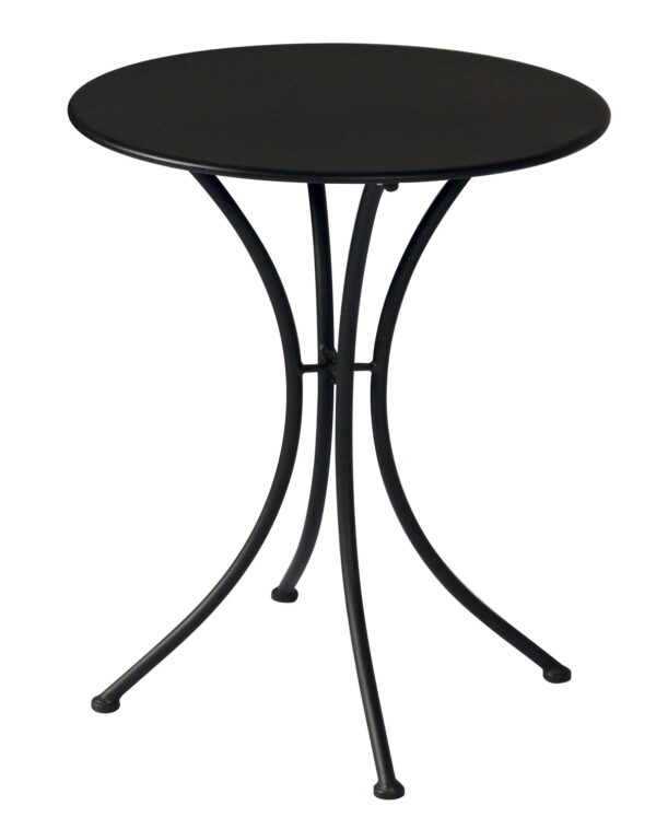 Tavolo Stresa Ø60 Cm - Ferro Nero 1 Pz