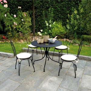 Tavolo Baveno Ø90 Cm - Ferro Nero 1 Pz