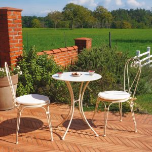 Tavolo Peschiera Ø60 Cm - Ferro Avorio 1 Pz