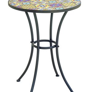 Tavolo Mosaico Diam. 55 - Disegno Maiolica 1 Pz