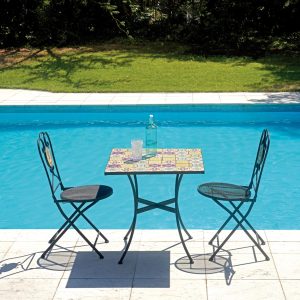 Tavolo Mosaico 70X70 - Disegno Maiolica 1 Pz