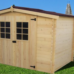 Ricovero attrezzi Alpina, tavole di abete rosso da 20 mm. con pavimento.