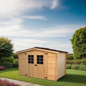 Casetta Alpina, tavole di abete rosso da 20 mm.