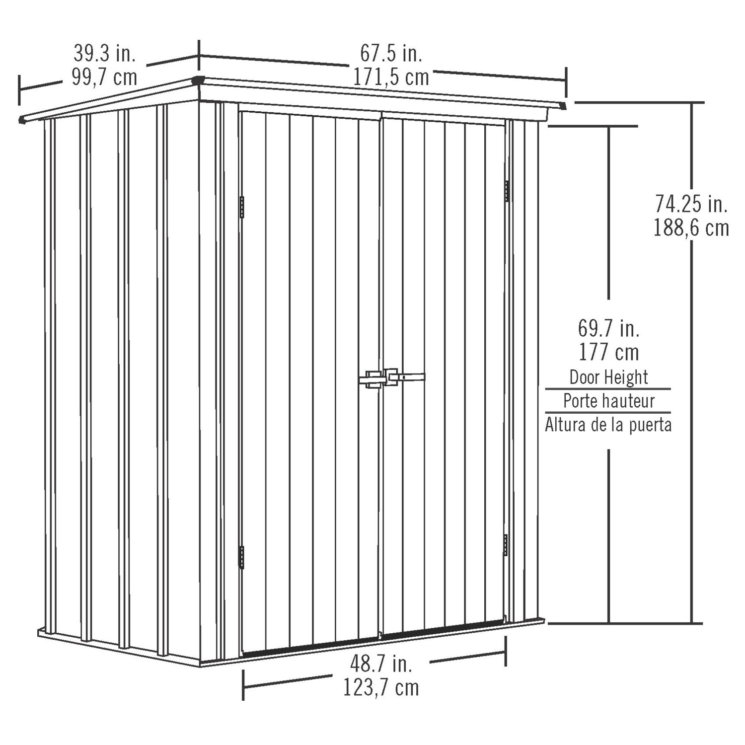 Ricovero attezzi in metallo. - immagine 4