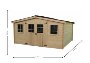 Rifugio Barone, tavole epicea da 28 mm.