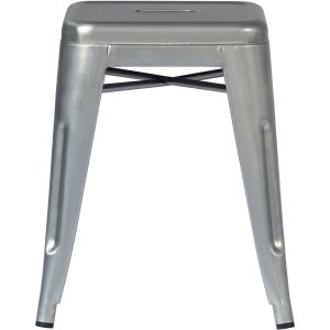 Sgabello Basso Impilabile Lamiera 4 Pz