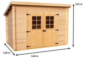 Rifugio Charente, abete rosso, tavole da 20 mm.