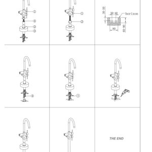 Colonna vasca a pavimento