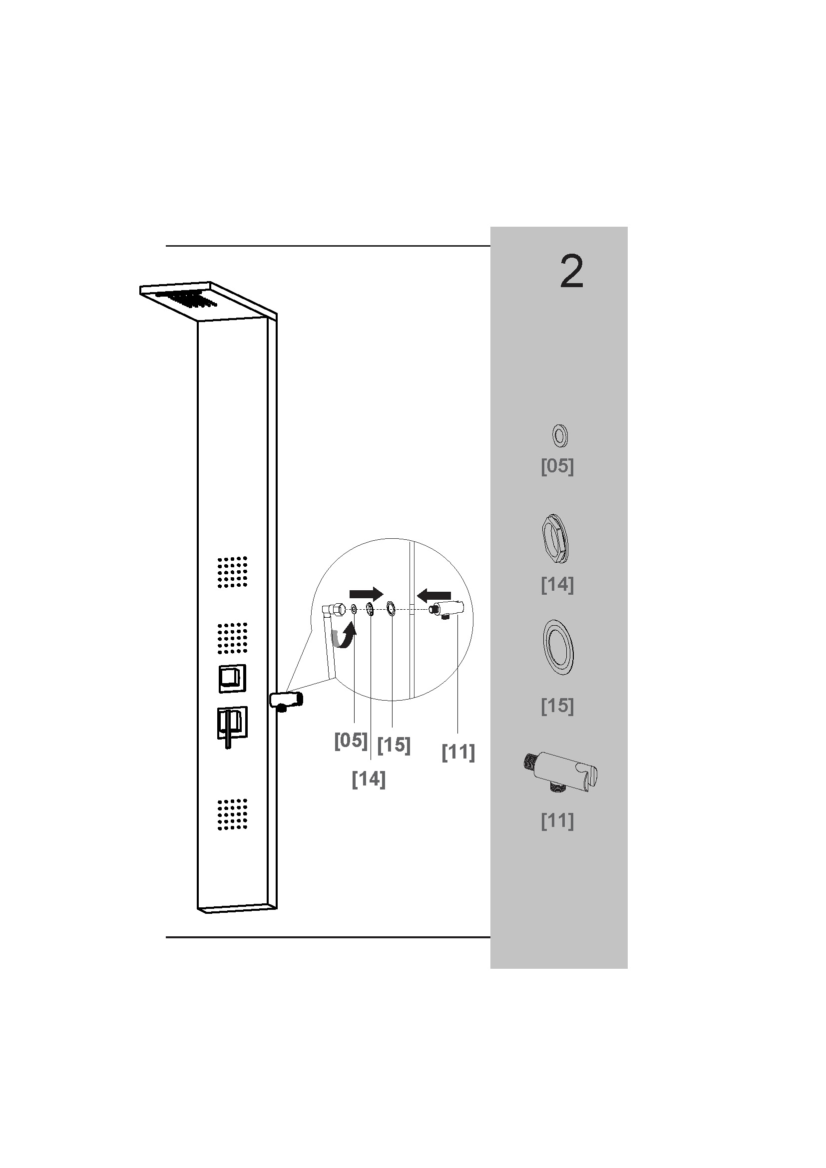 Colonna in acciaio multifunzione di design Sphera - immagine 7