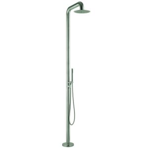 Colonna doccia inox 316 con soffione Ø 250 mm, da esterno