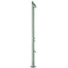Cheonda - Colonna doccia inox 316 con soffione integrato e lavapiedi.