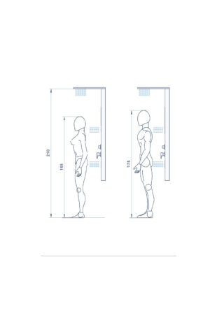 Colonna in alluminio opaco Sphera