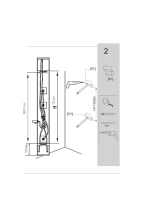 Colonna in alluminio opaco Sphera