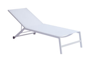 Lettino Impilabile  In Alluminio Con Ruote  1 Pz