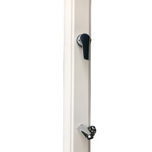 Colonna doccia solare in HDPE  soffione ultrapiatto Sphera