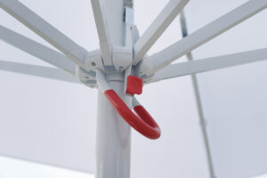 Ombrellone  3X3 Push Up - Fusto Bianco - Telo Bianco 1 Pz