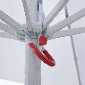 Ombrellone  3X3 Push Up - Fusto Bianco - Telo Bianco 1 Pz