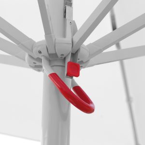 Ombrellone  3X3 Push Up - Fusto Bianco - Telo Bianco 1 Pz