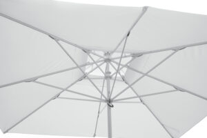 Ombrellone  3X3 Push Up - Fusto Bianco - Telo Bianco 1 Pz