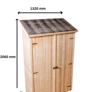 Rifugio murale eden, pannelli in abete rosso 16 mm.