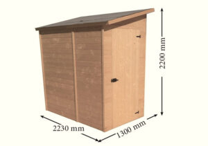 Rifugio murale eden, pannelli in abete rosso 16 mm.