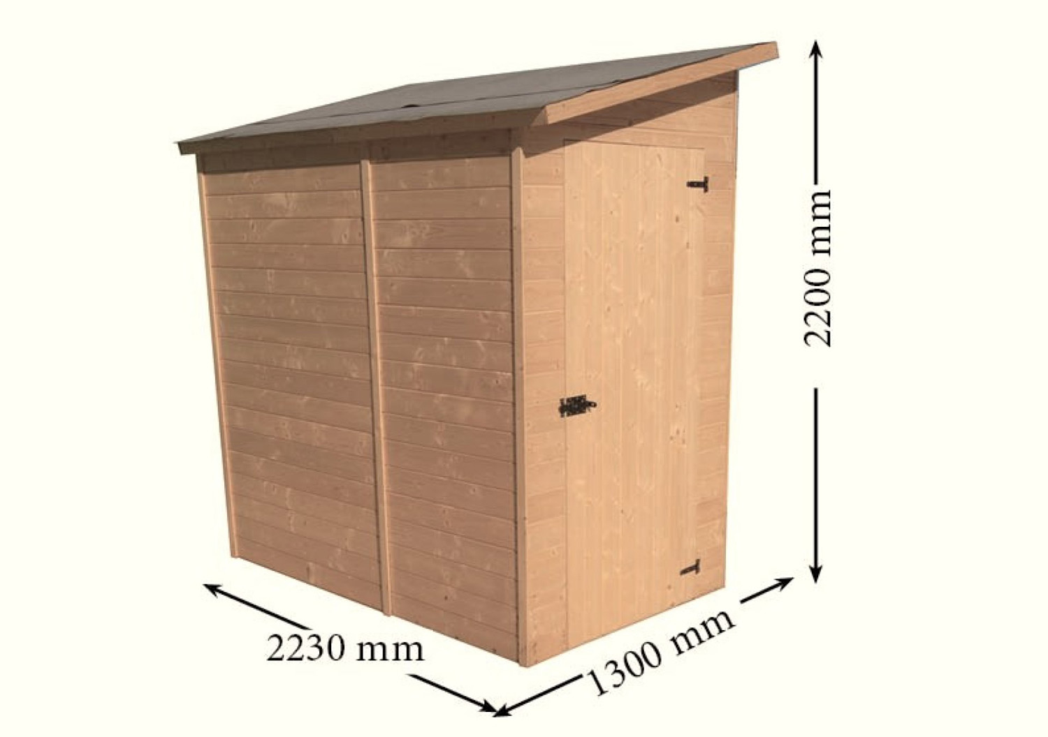 Rifugio murale eden, pannelli in abete rosso 16 mm. - immagine 2