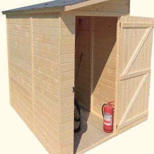 Rifugio murale eden, pannelli in abete rosso 16 mm.