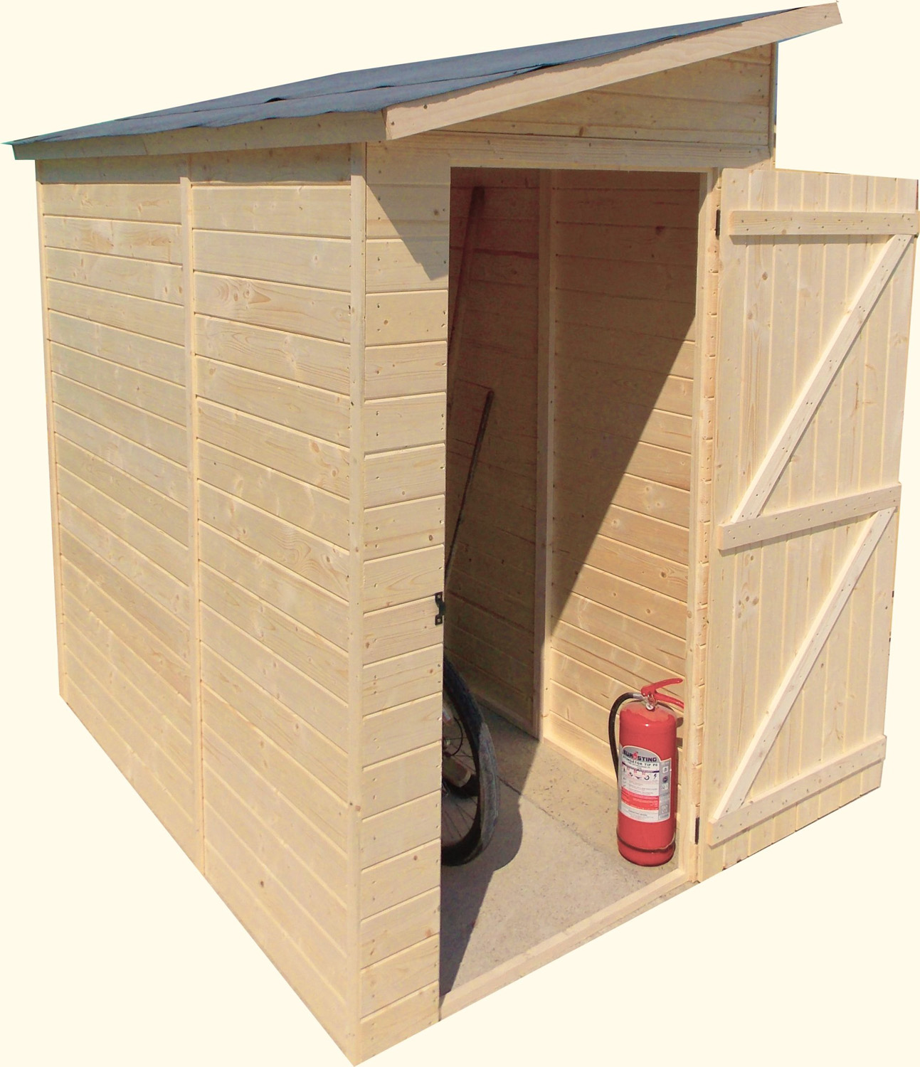 Rifugio murale eden, pannelli in abete rosso 16 mm. - immagine 3