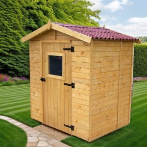 Casetta con pannelli in abete da 16 mm.