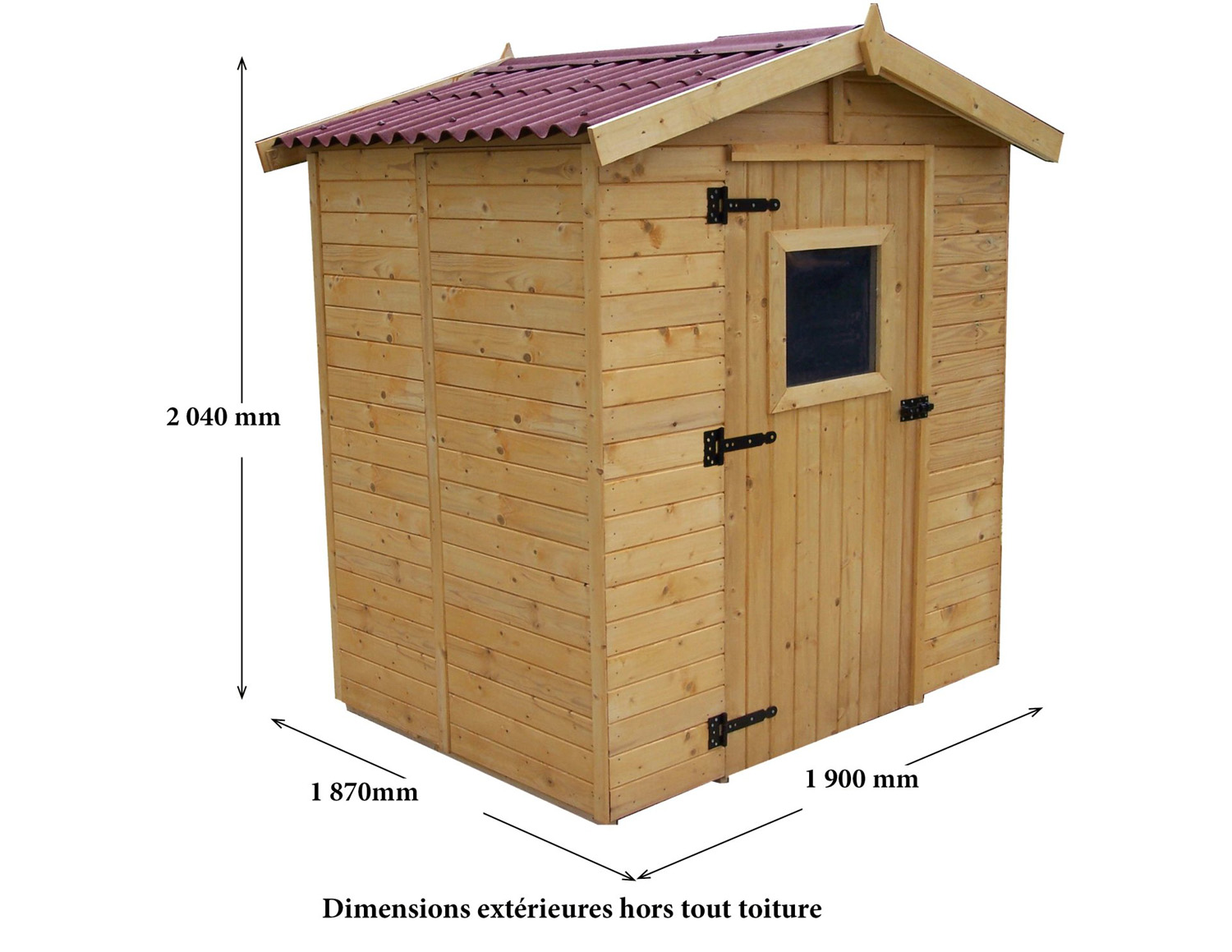 Casetta con pannelli in abete da 16 mm. - immagine 2