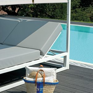 Baldacchino matrimoniale 195X195X200 in alluminio Greenwood